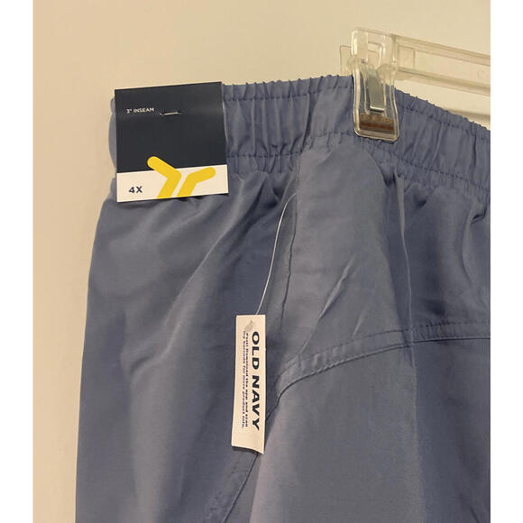 Old Navy Womens Active Go-Dry 4x Blue Elastic-Waist Athletic Shorts NEW! A2757 - Picture 3 of 3